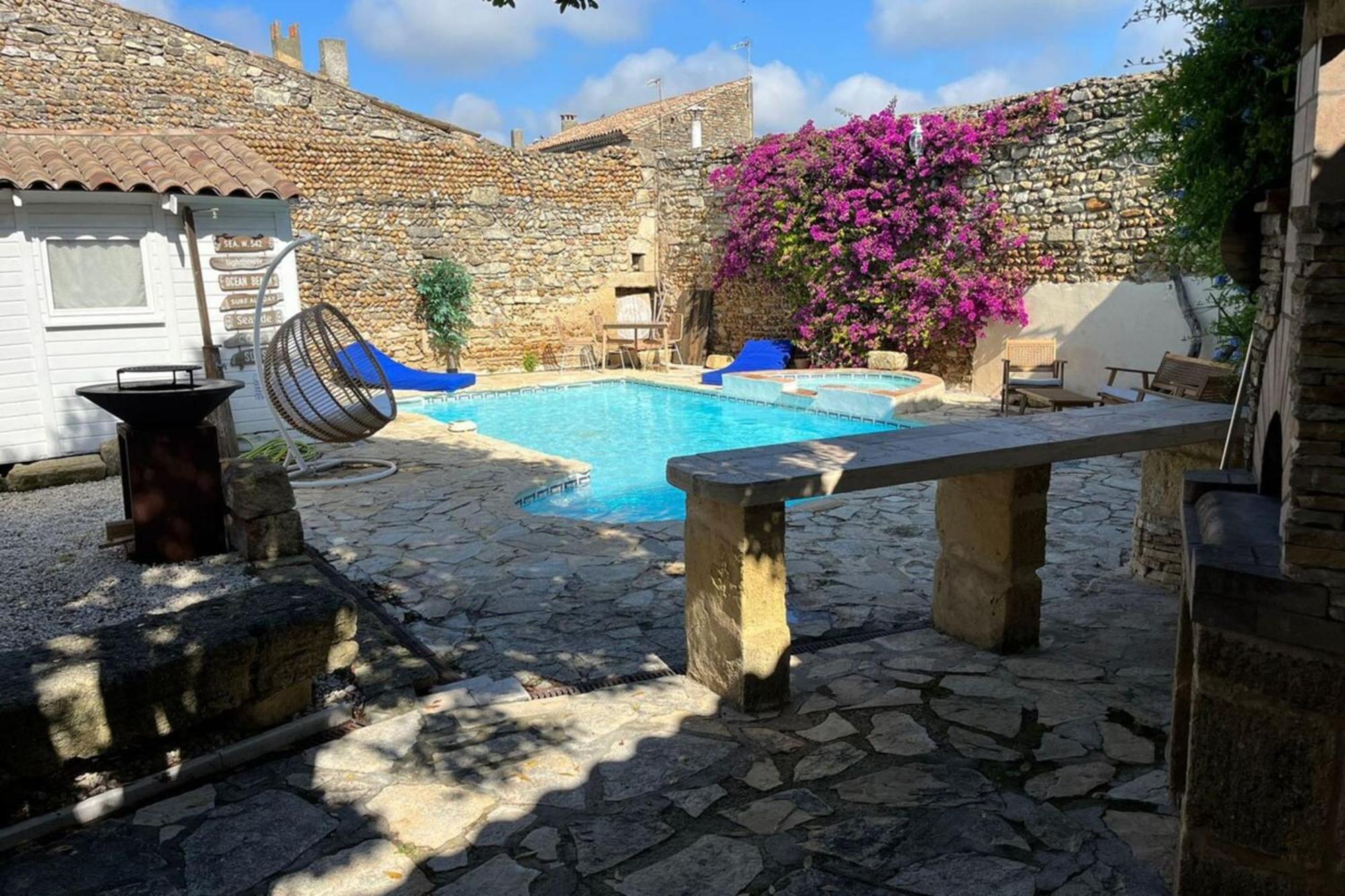 Casa Angel -Bohemian Villa With Swimming Pool And Air Conditioning! Vauvert Exterior photo