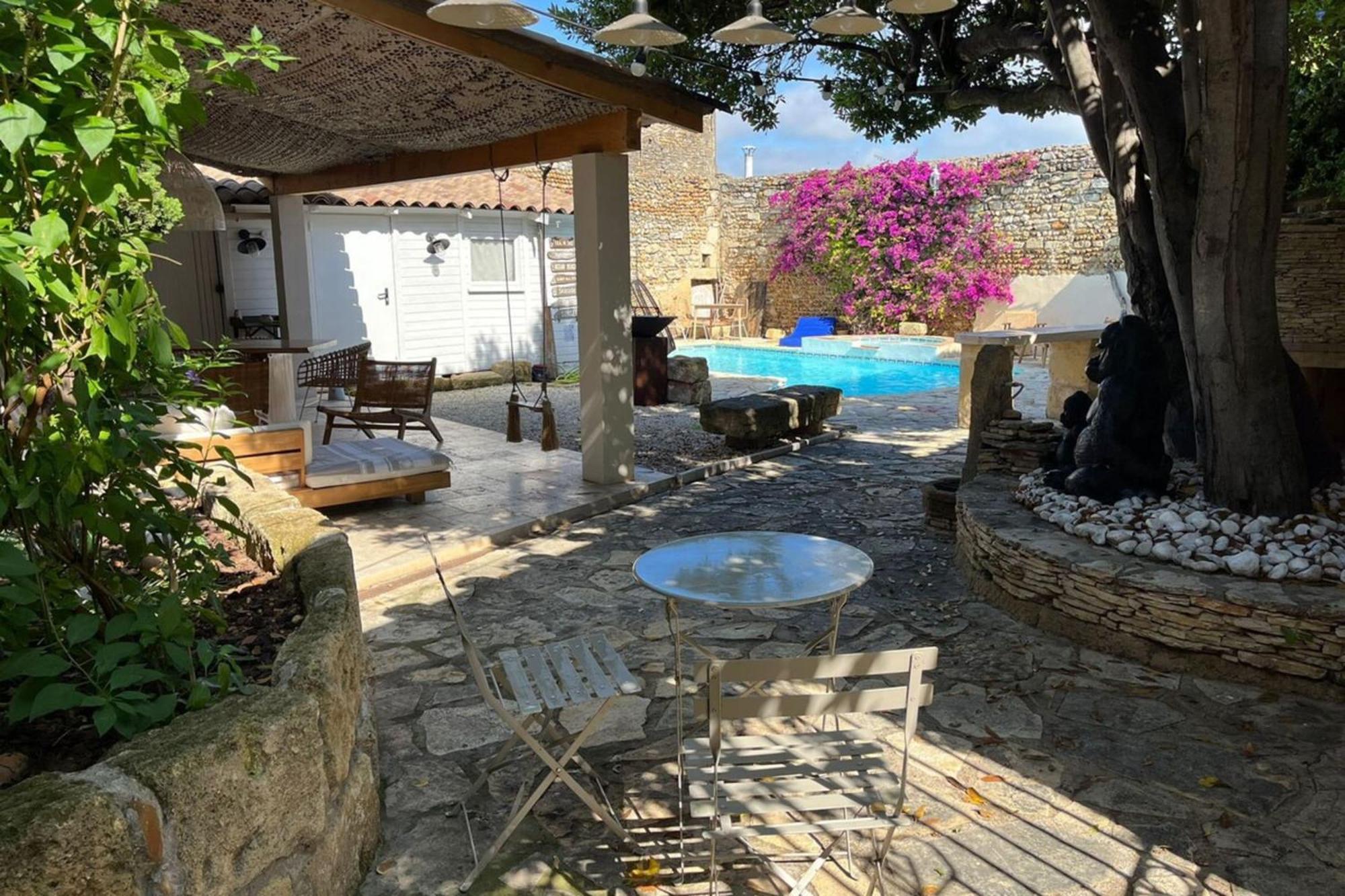 Casa Angel -Bohemian Villa With Swimming Pool And Air Conditioning! Vauvert Exterior photo