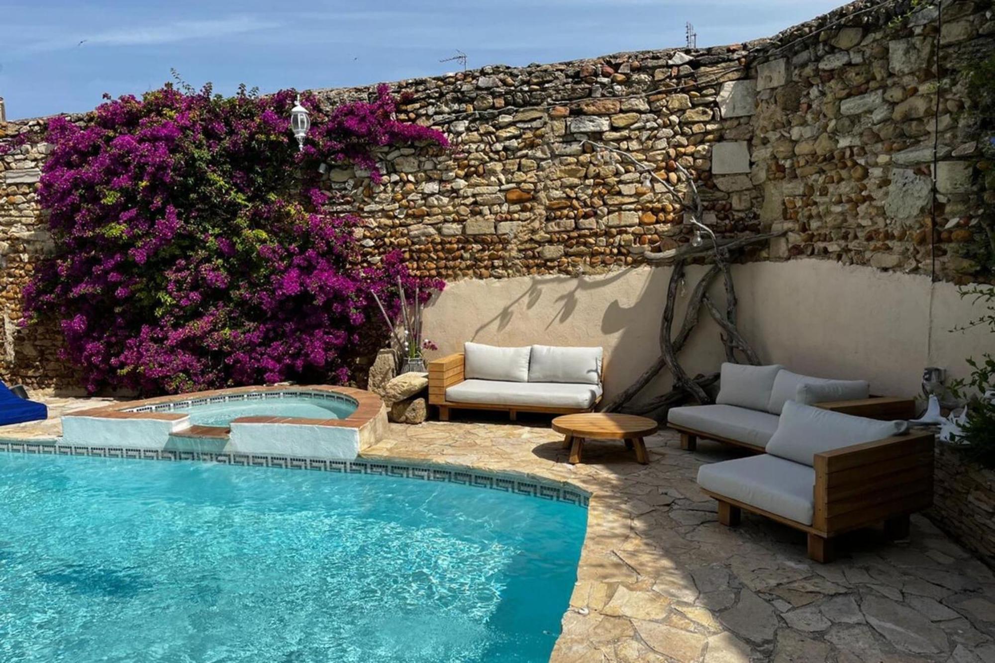 Casa Angel -Bohemian Villa With Swimming Pool And Air Conditioning! Vauvert Exterior photo